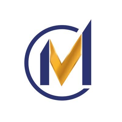 M logo